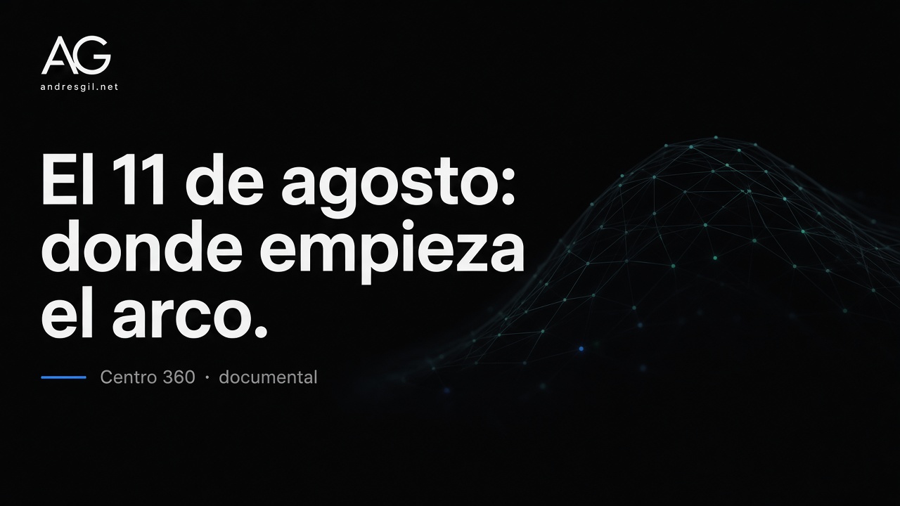El 11 de agosto: donde empieza el arco